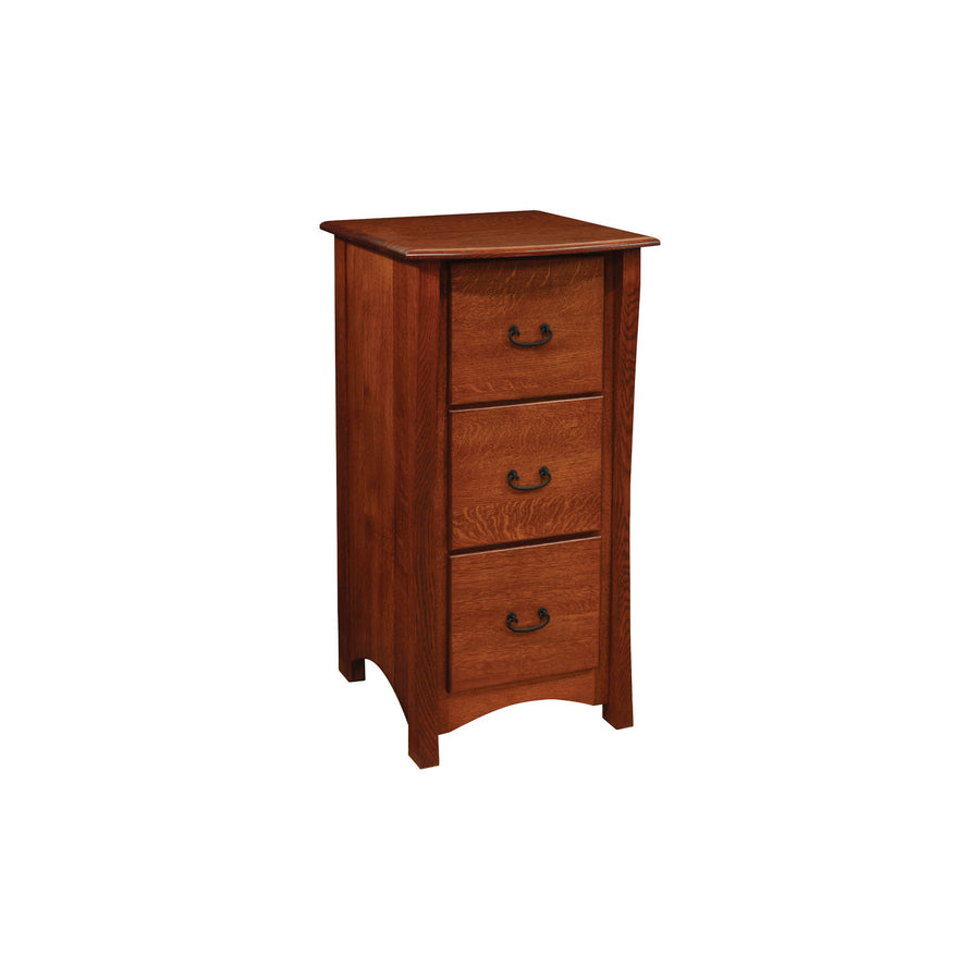 Amish Master 3-Drawer Letter File Cabinet - Herron's Furniture