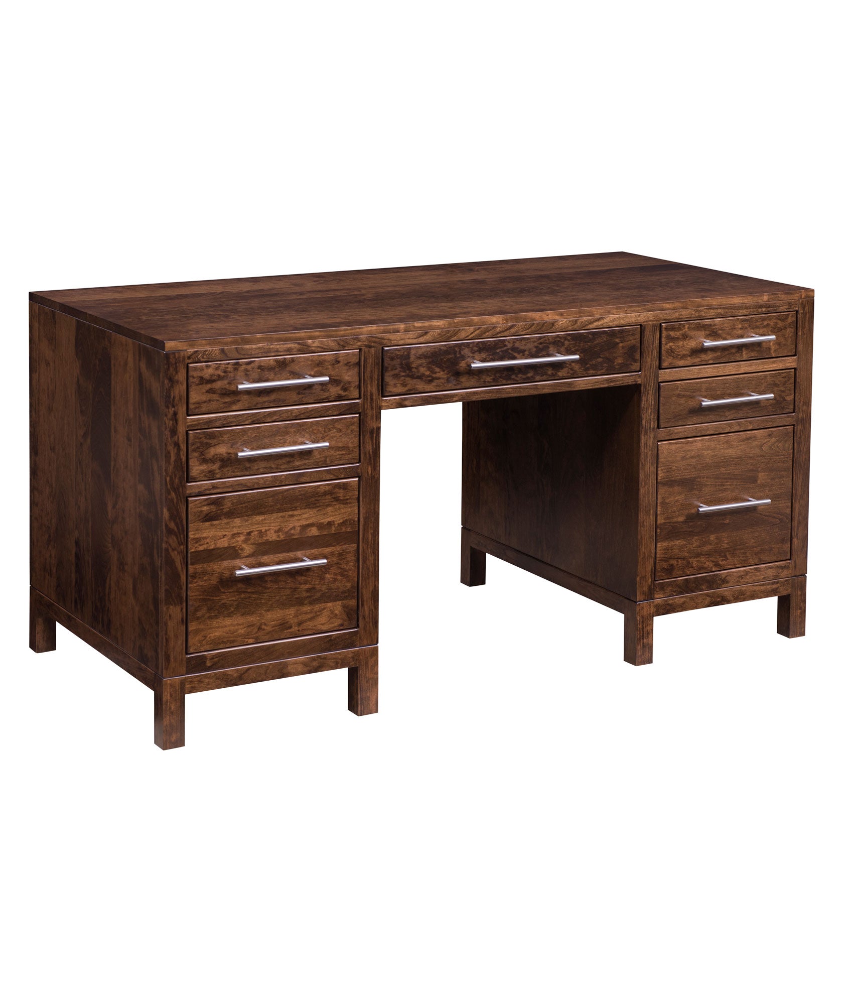 Vienna Amish Executive Desk - Herron's Furniture