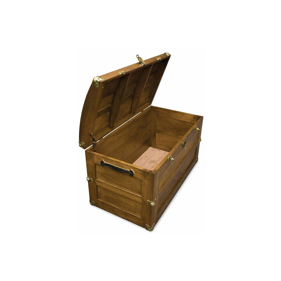 Amish Trunk with Rounded Lid - Herron's Furniture