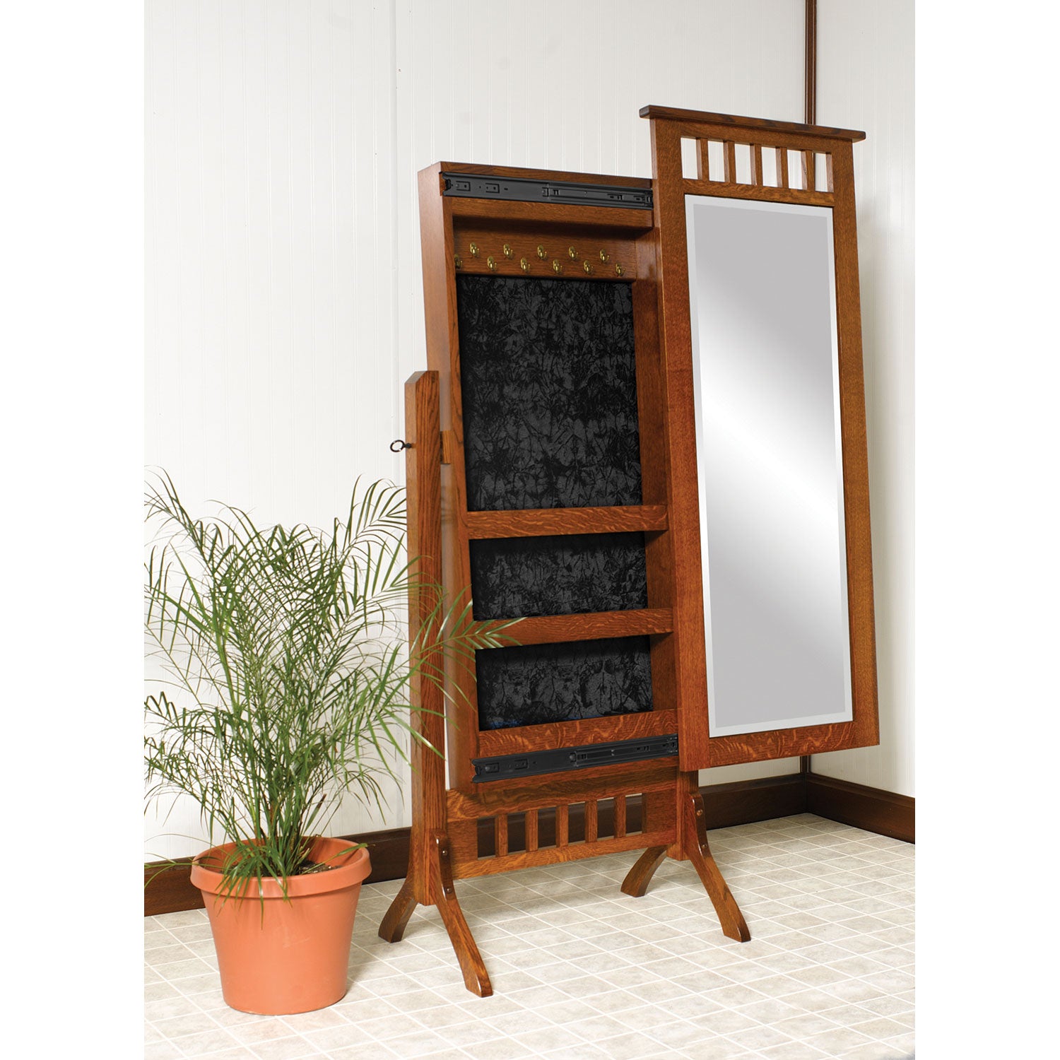 Amish Mission Jewelry Mirror - Herron's Furniture