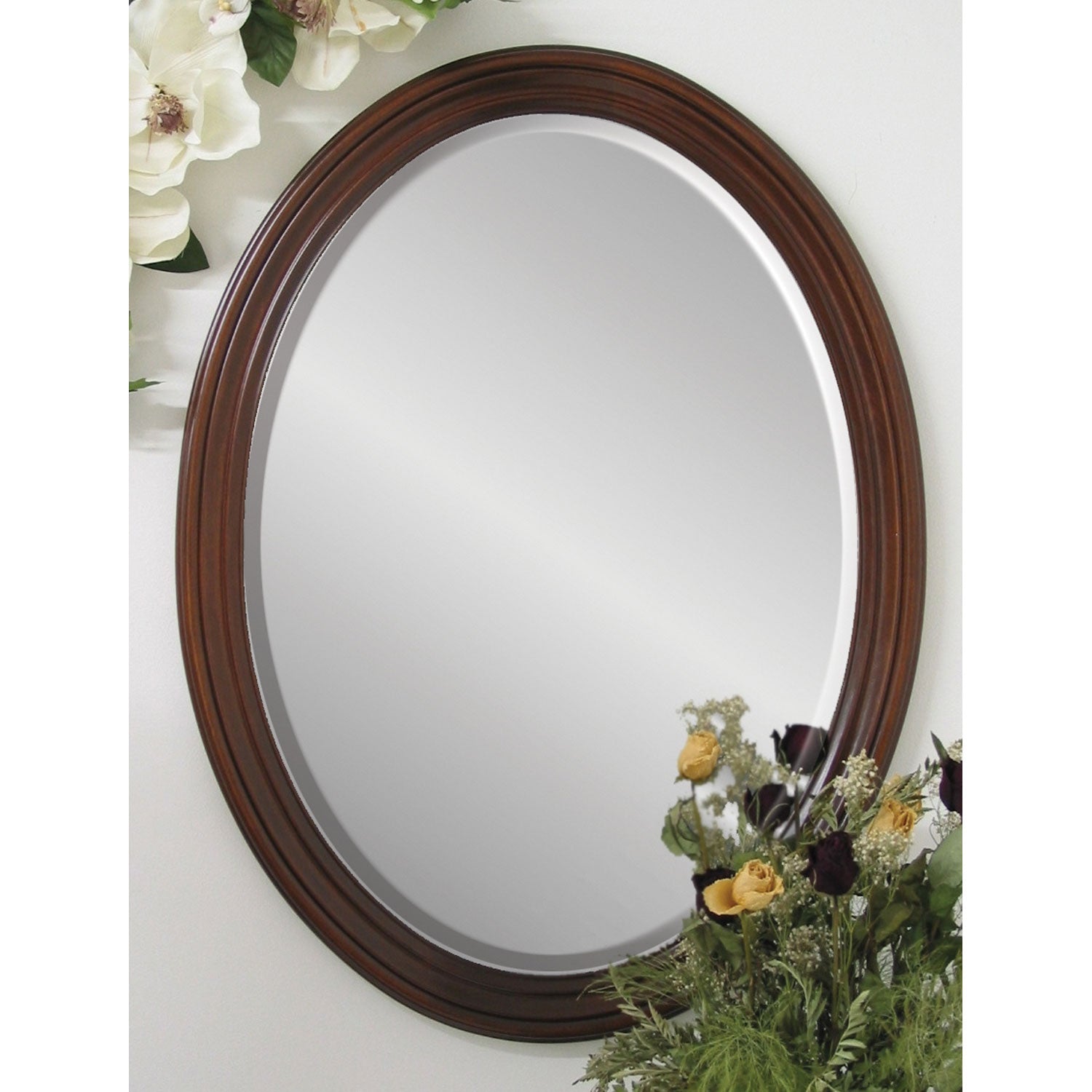 Amish Oval Wall Mirror - Herron's Furniture