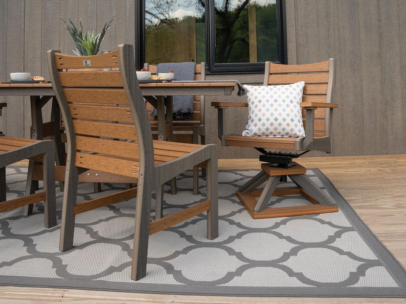 Bristol Poly 33" x 66" Dining Set - Herron's Furniture