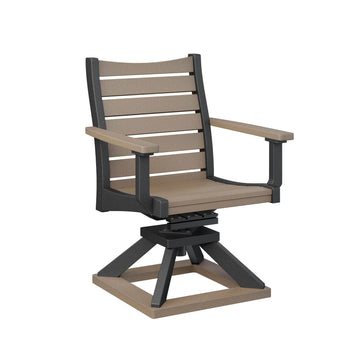 Bristol Amish Swivel Rocker Dining Chair - Herron's Furniture