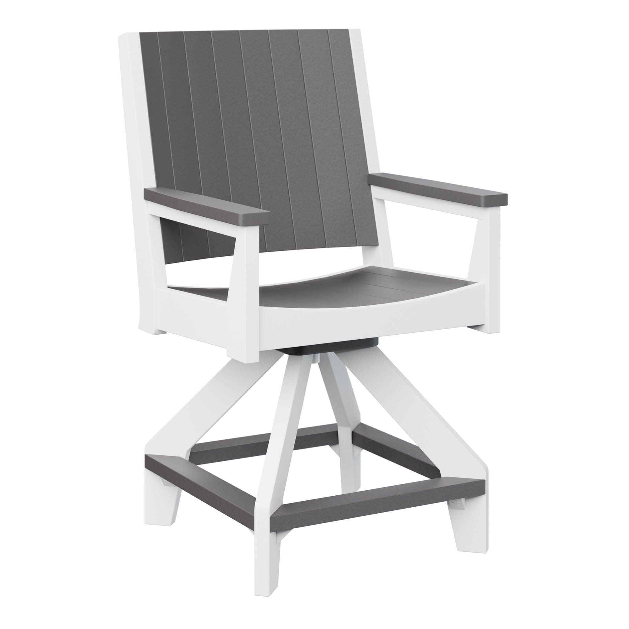 Mayhew Amish Chat Swivel Counter Chair - Herron's Furniture