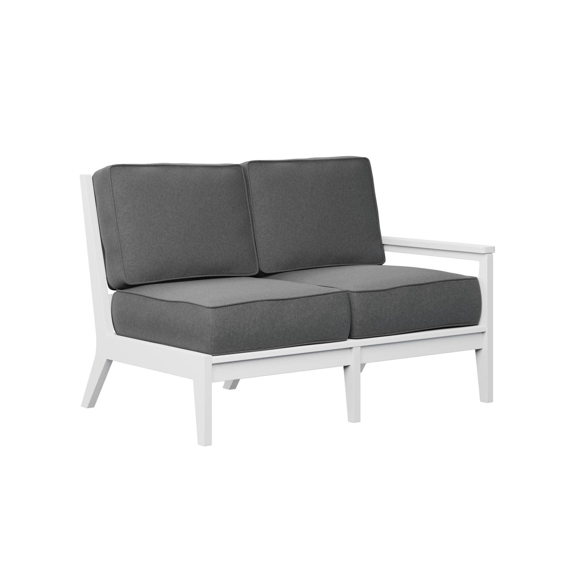 Mayhew Amish Outdoor Left Arm Loveseat - Herron's Furniture