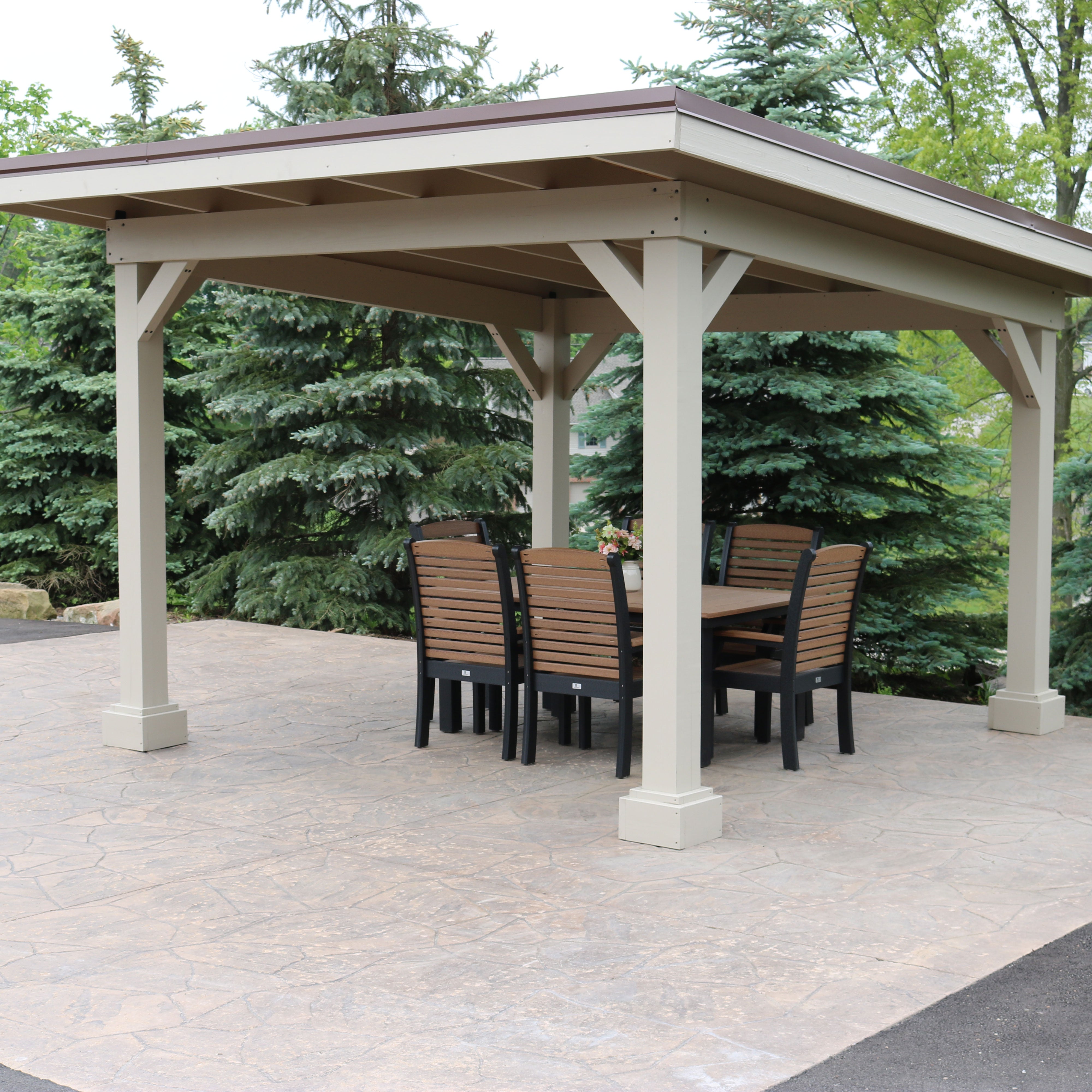 Custom Prairie Wood Amish Pavilion - Herron's Furniture