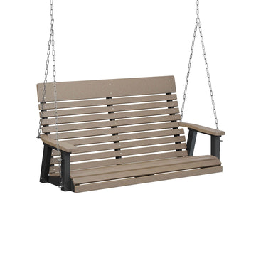 Casual Back Amish Double Swing - Herron's Furniture
