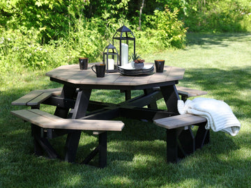 Octagon Poly Picnic Table - Herron's Furniture