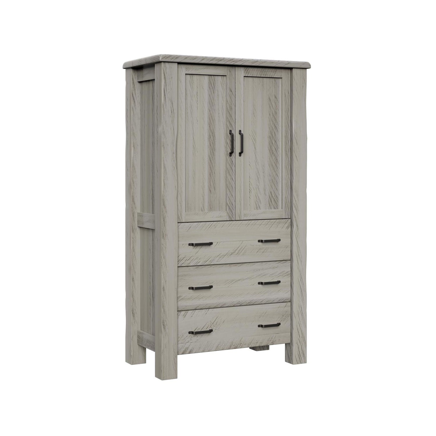 Kenton Amish Solid Wood Armoire - Herron's Furniture