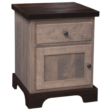 Manchester 1-Door 1-Drawer Amish Nightstand - Herron's Furniture