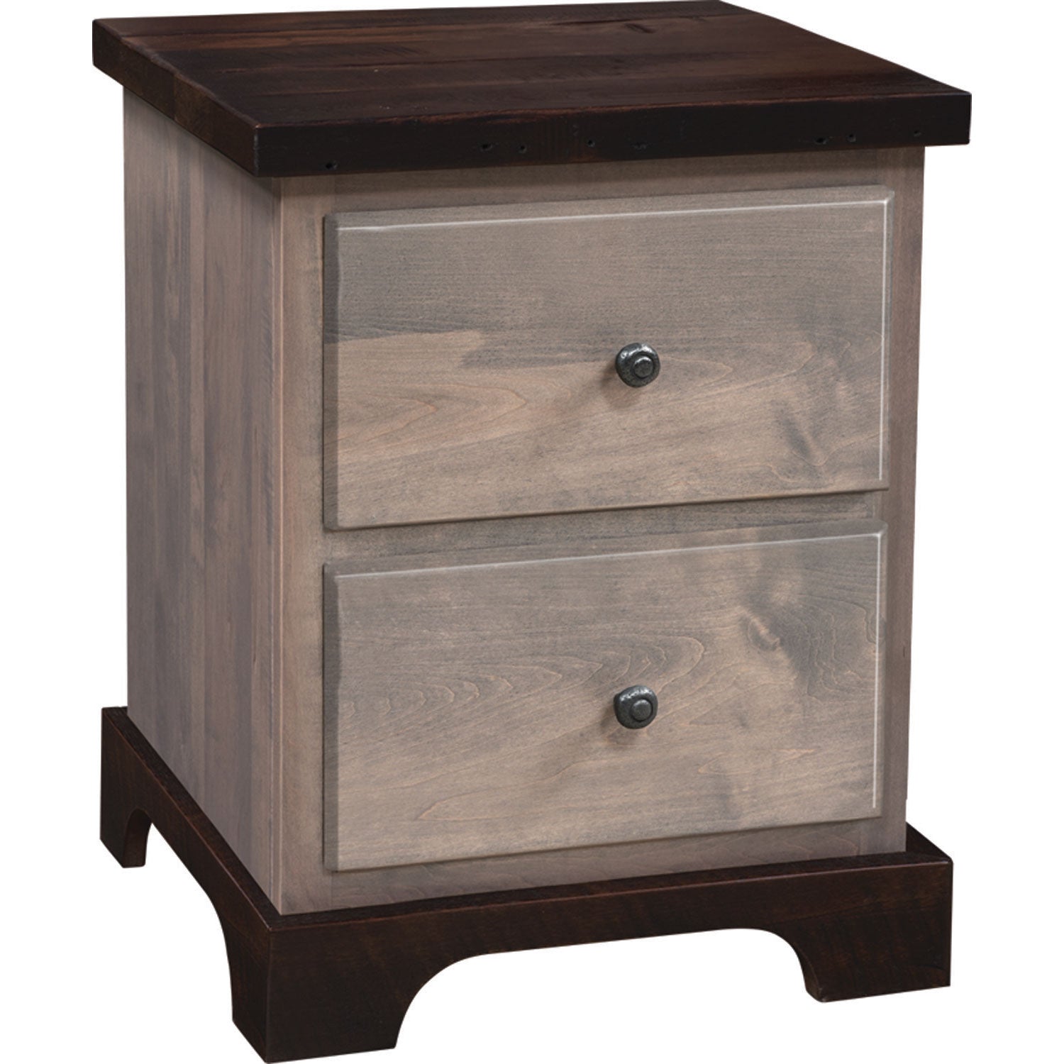 Manchester Amish 2-Drawer Nightstand - Herron's Furniture