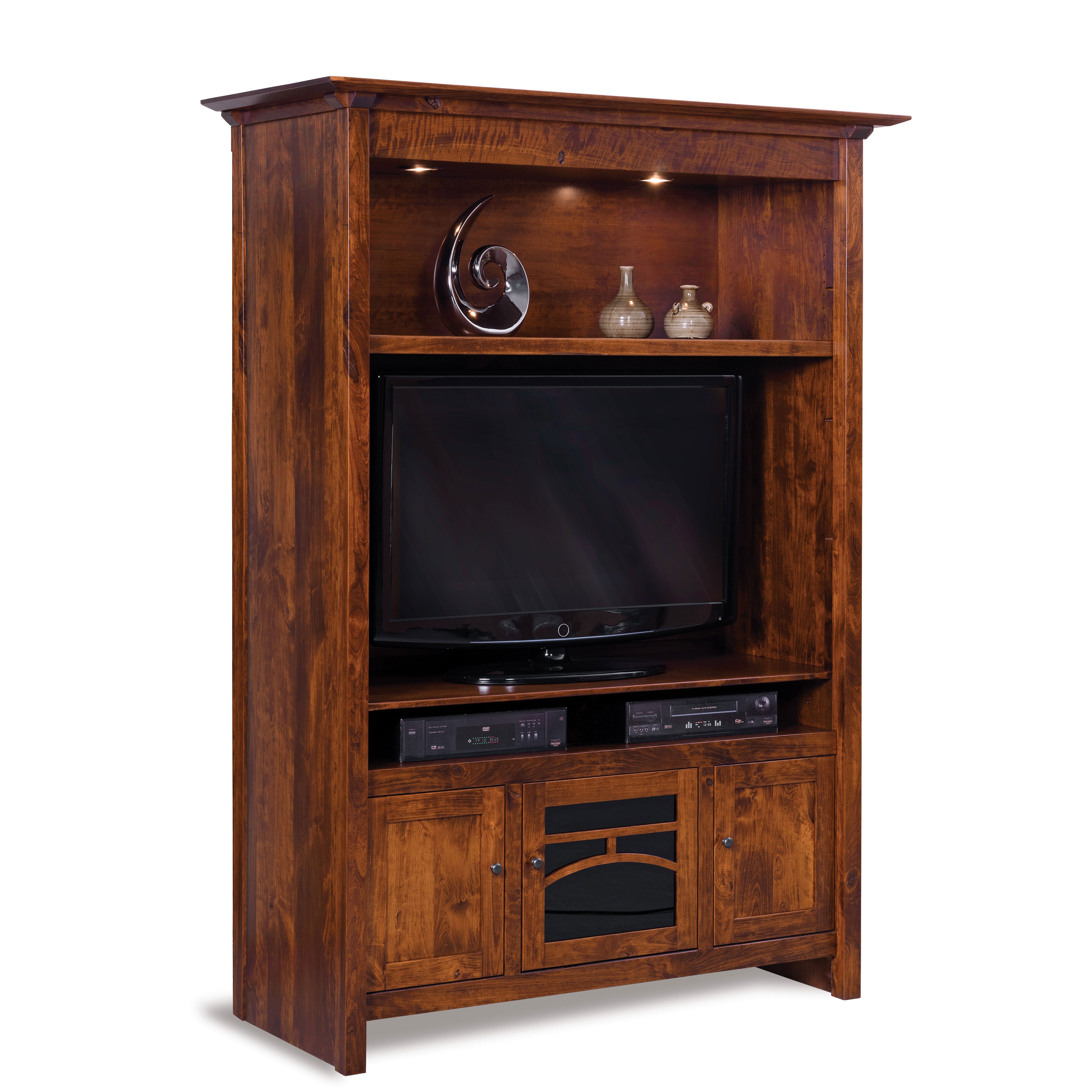 Artesa Amish Entertainment Center - Herron's Furniture