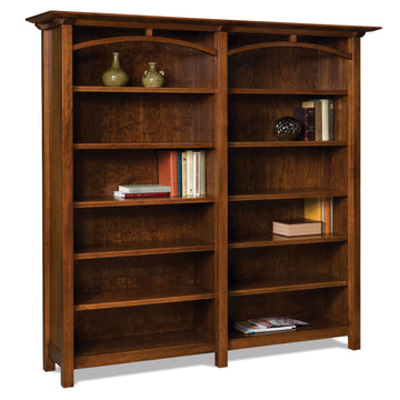 Artesa Amish Double Bookcase - Herron's Furniture