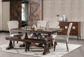 Bailey Trestle Table Amish Dining Collection