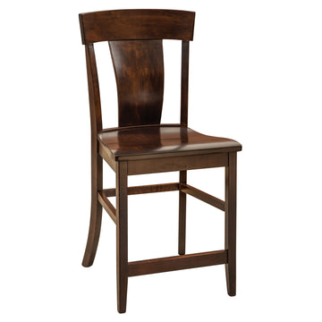 Baldwin 24" Stationary Amish Barstool - Herron's Furniture
