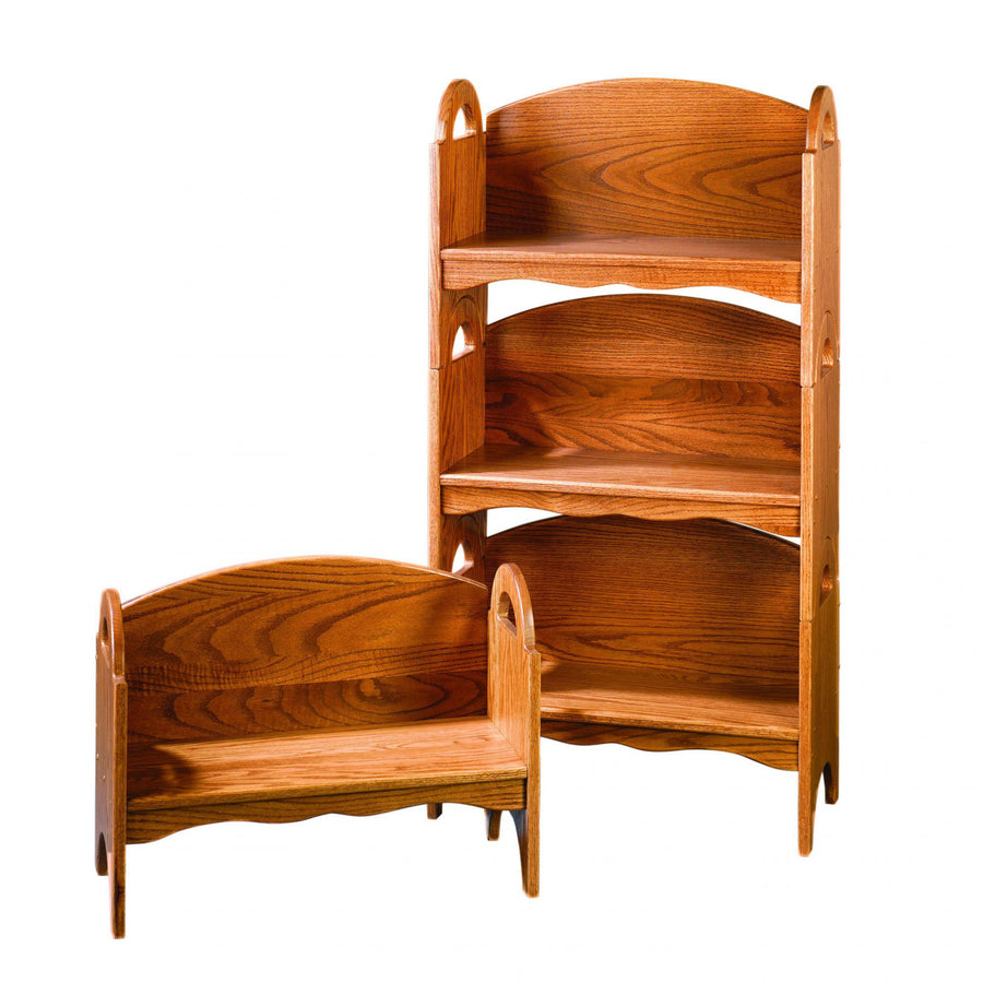 Stacking Bench Amish Bookcase - Herron's Furniture