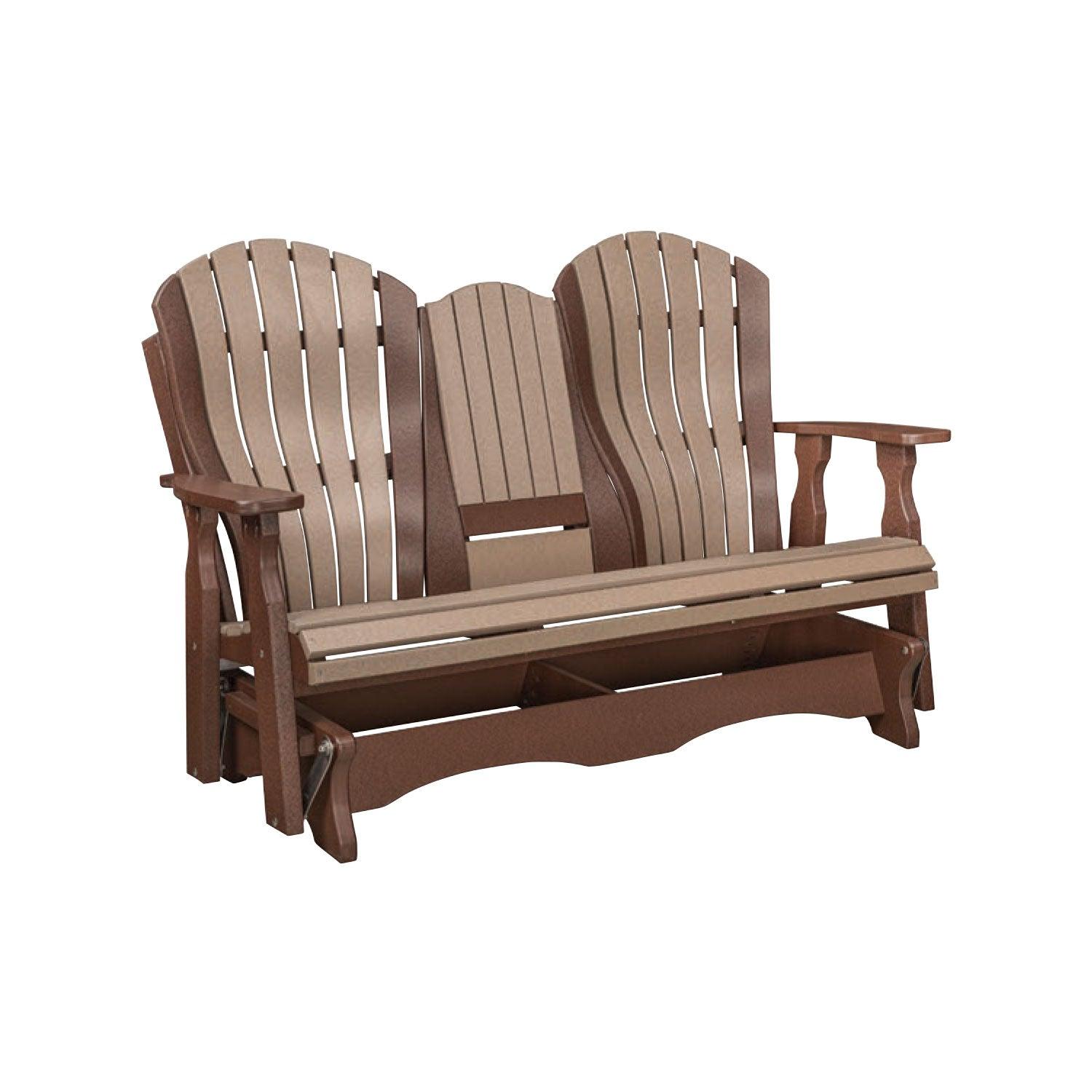 Bentback 5ft Amish Glider - Herron's Furniture