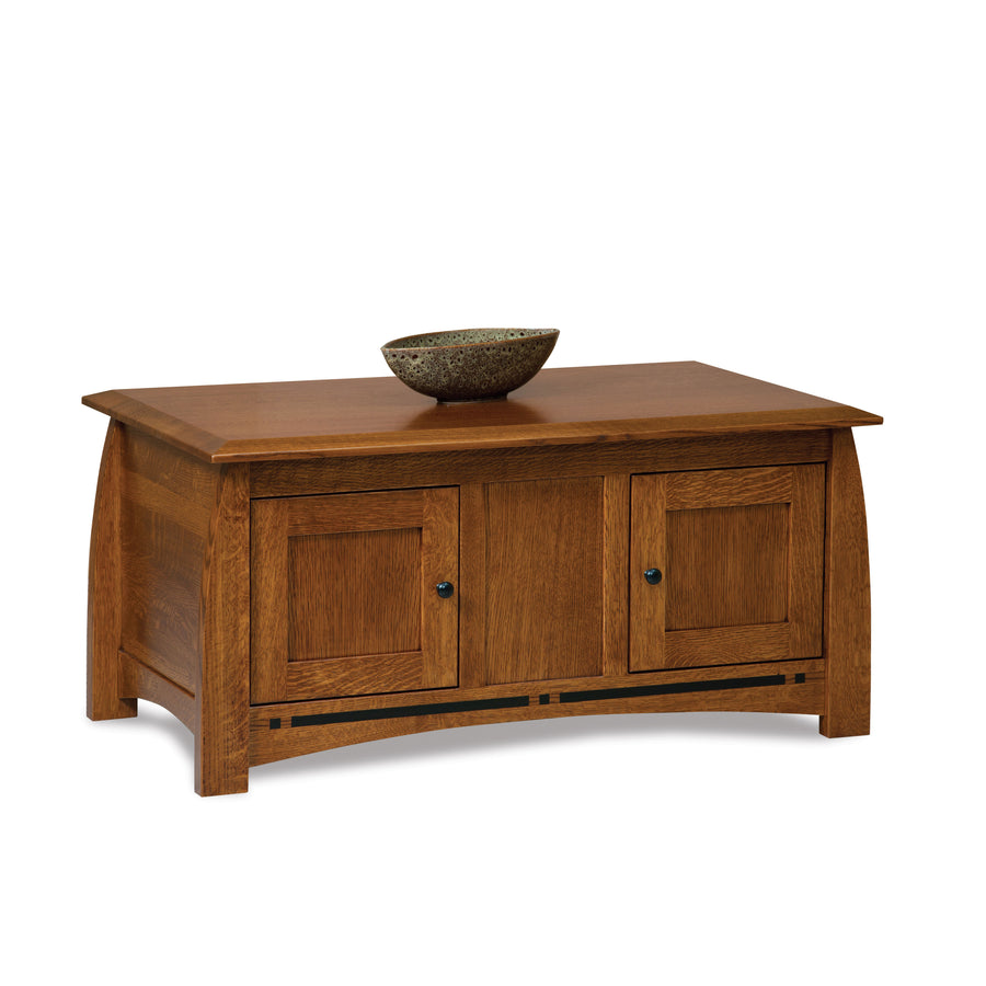 Boulder Creek Amish Coffee Table Enclosed - Herron's Furniture