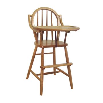 Bow Amish High Chair - Herron's Furniture