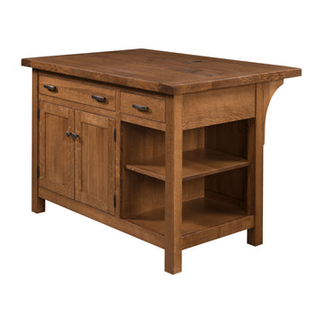 Brookline Amish Mission 801 Island - Herron's Furniture