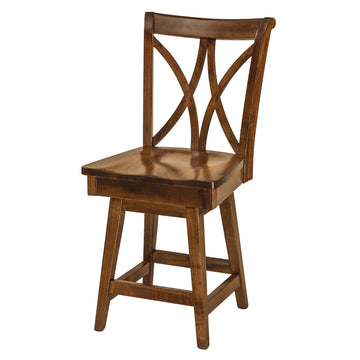 Callahan 24" Amish Swivel Barstool - Herron's Furniture