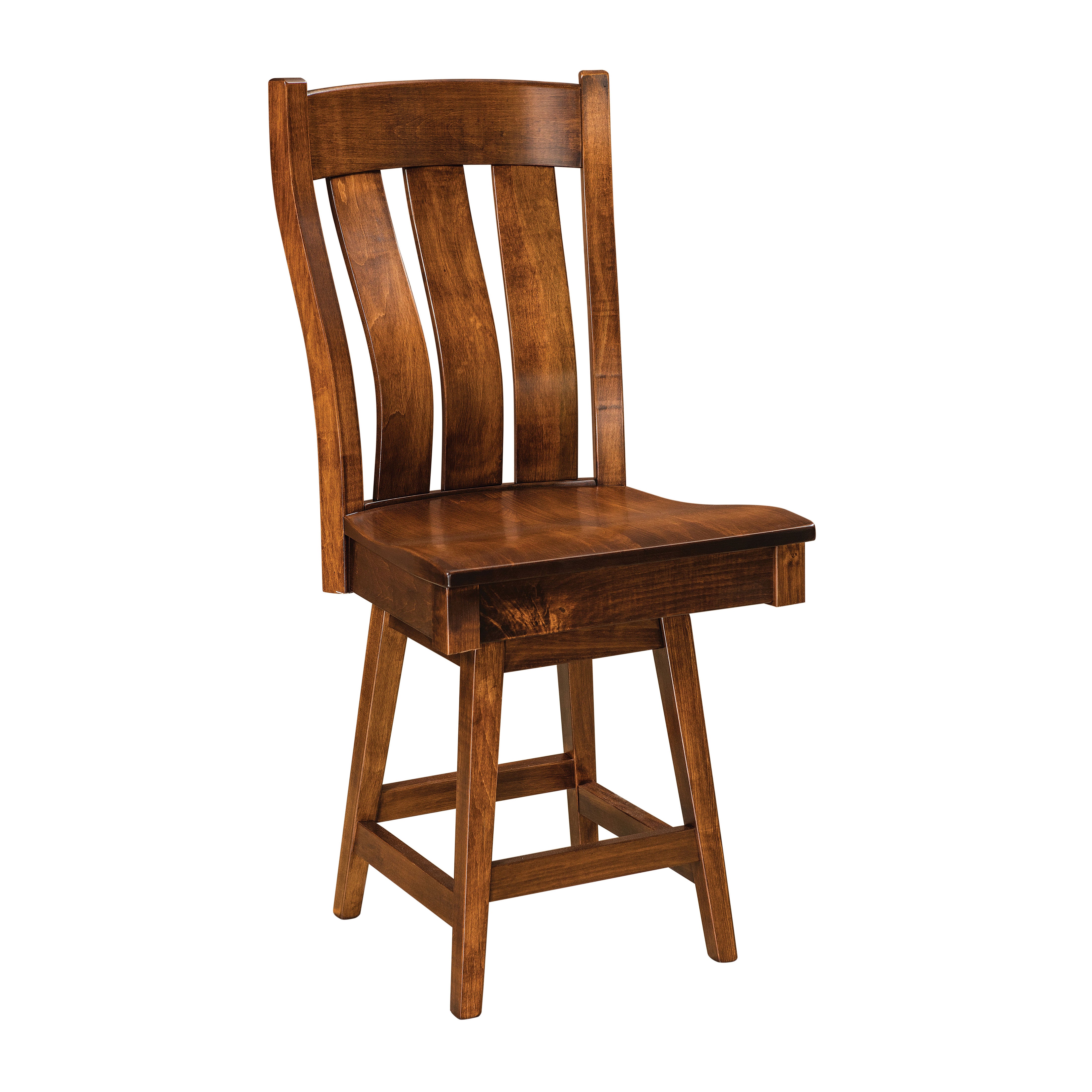 Chesterton 24" Amish Swivel Barstool - Herron's Furniture