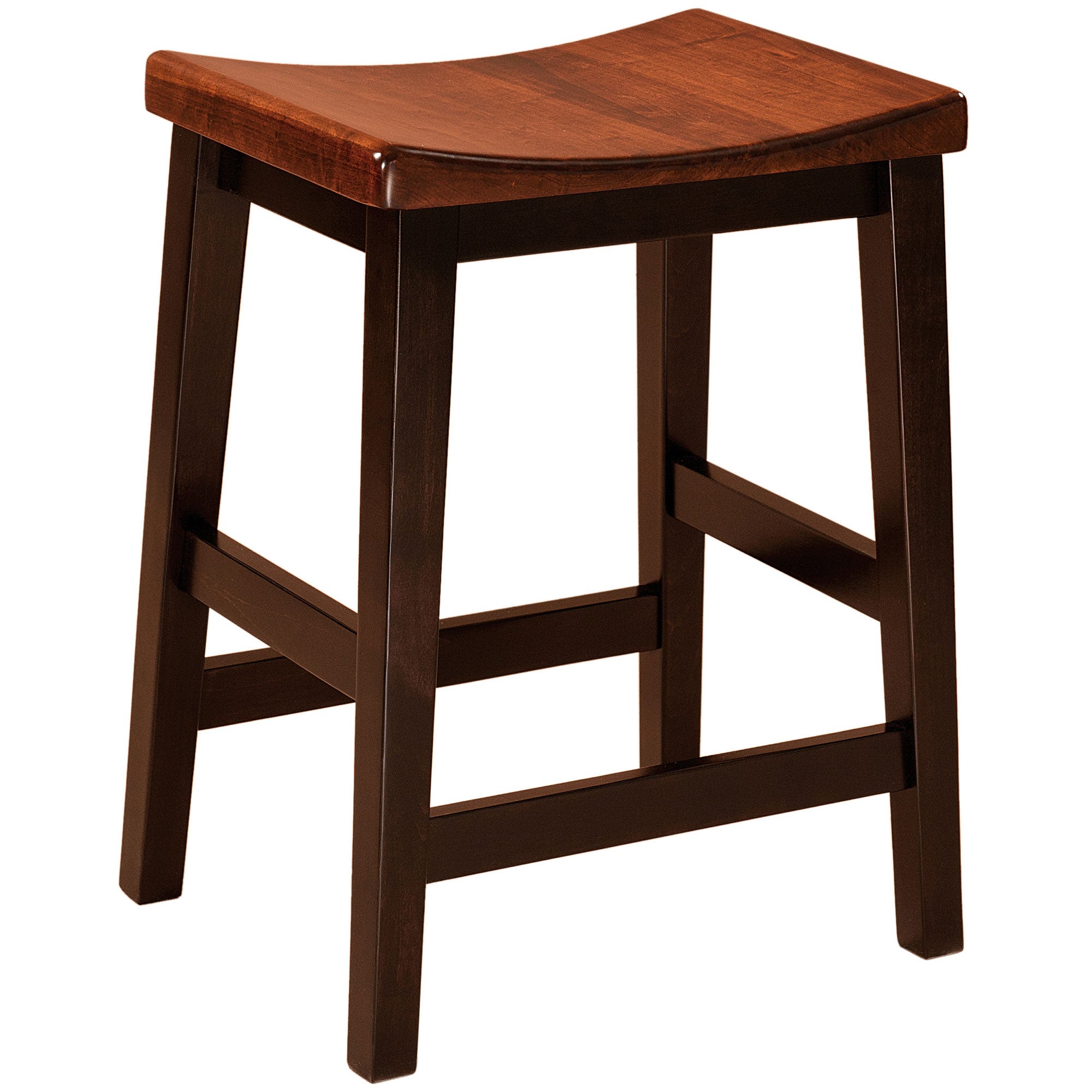 Coby 24" Stationary Amish Barstool - Herron's Furniture