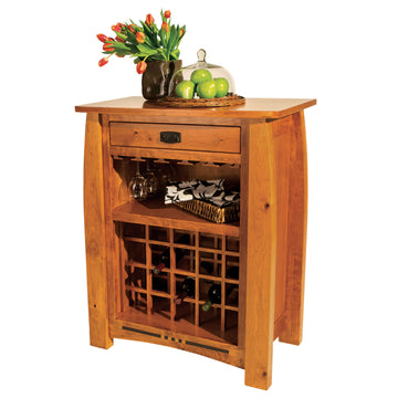 Colebrook Amish Wine Cabinet - Herron's Furniture