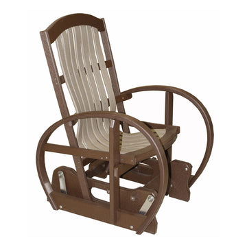 Cottage Polybent Amish Glider - Herron's Furniture