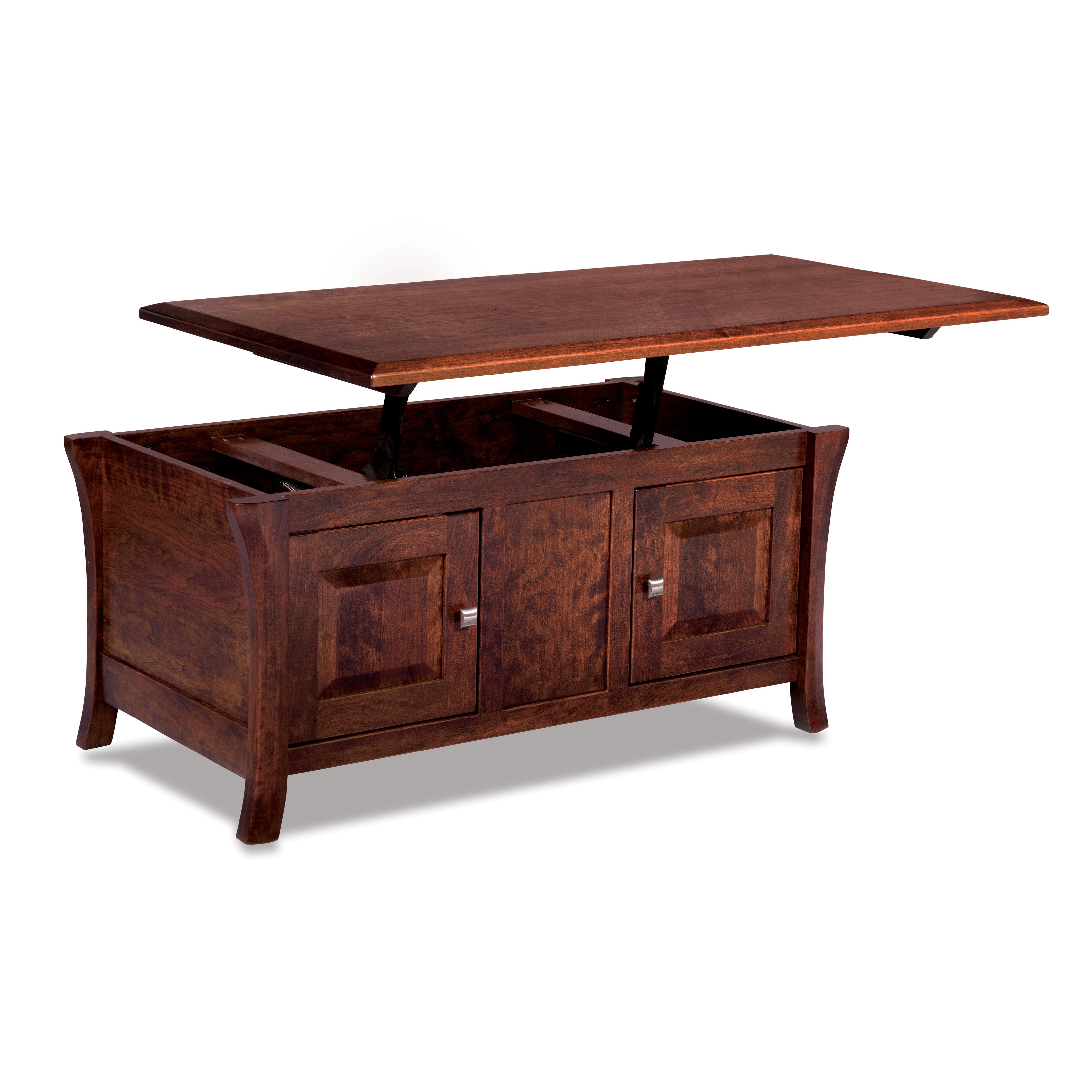 Ensenada Amish Lift Coffee Enclosed Table - Herron's Furniture