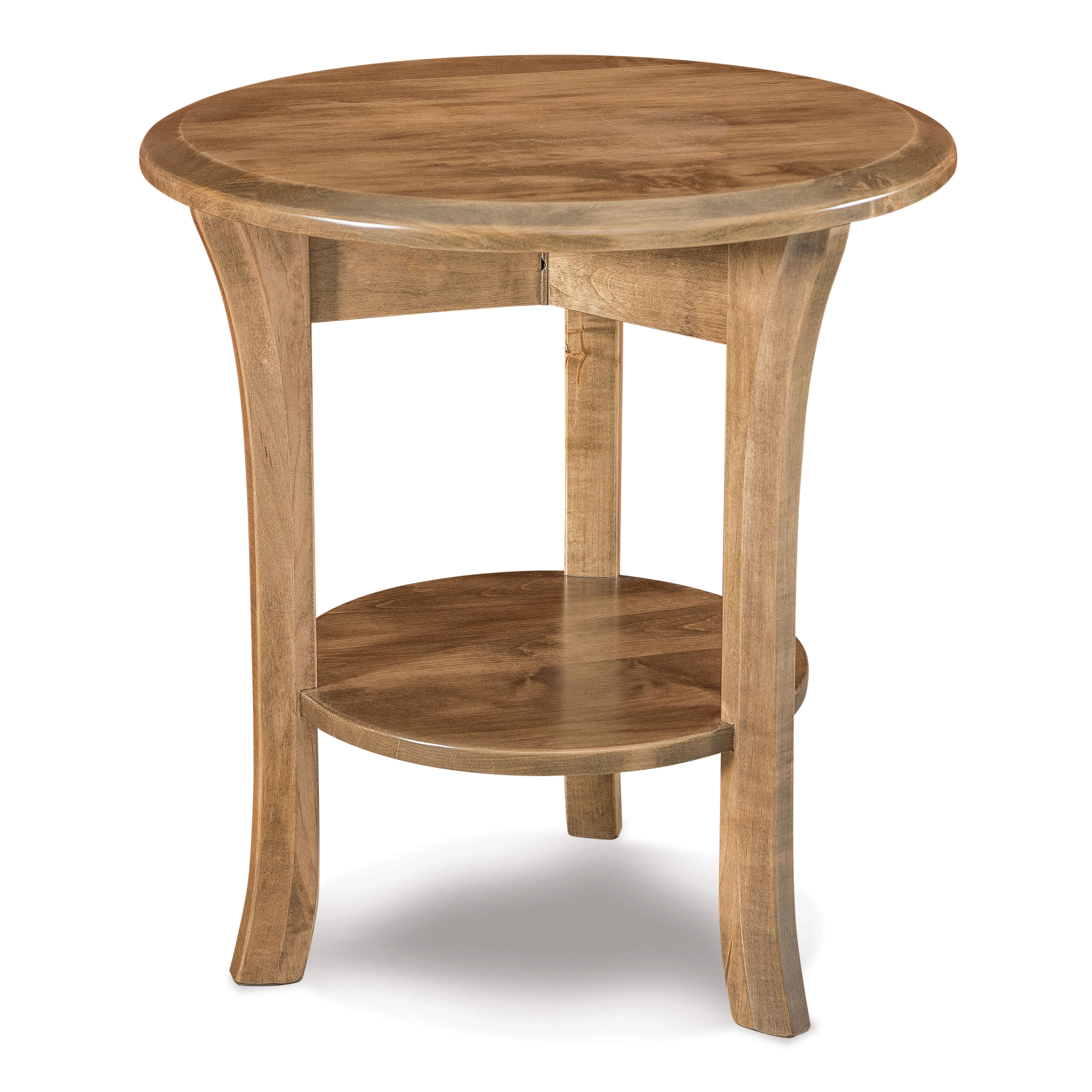 Ensenada Amish Round End Table - Herron's Furniture