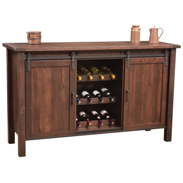 Farmhouse Amish Wine Buffet - Herron's Furniture