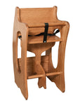 Amish Solid Wood 3-in-1 High Chair - Herron's Furniture