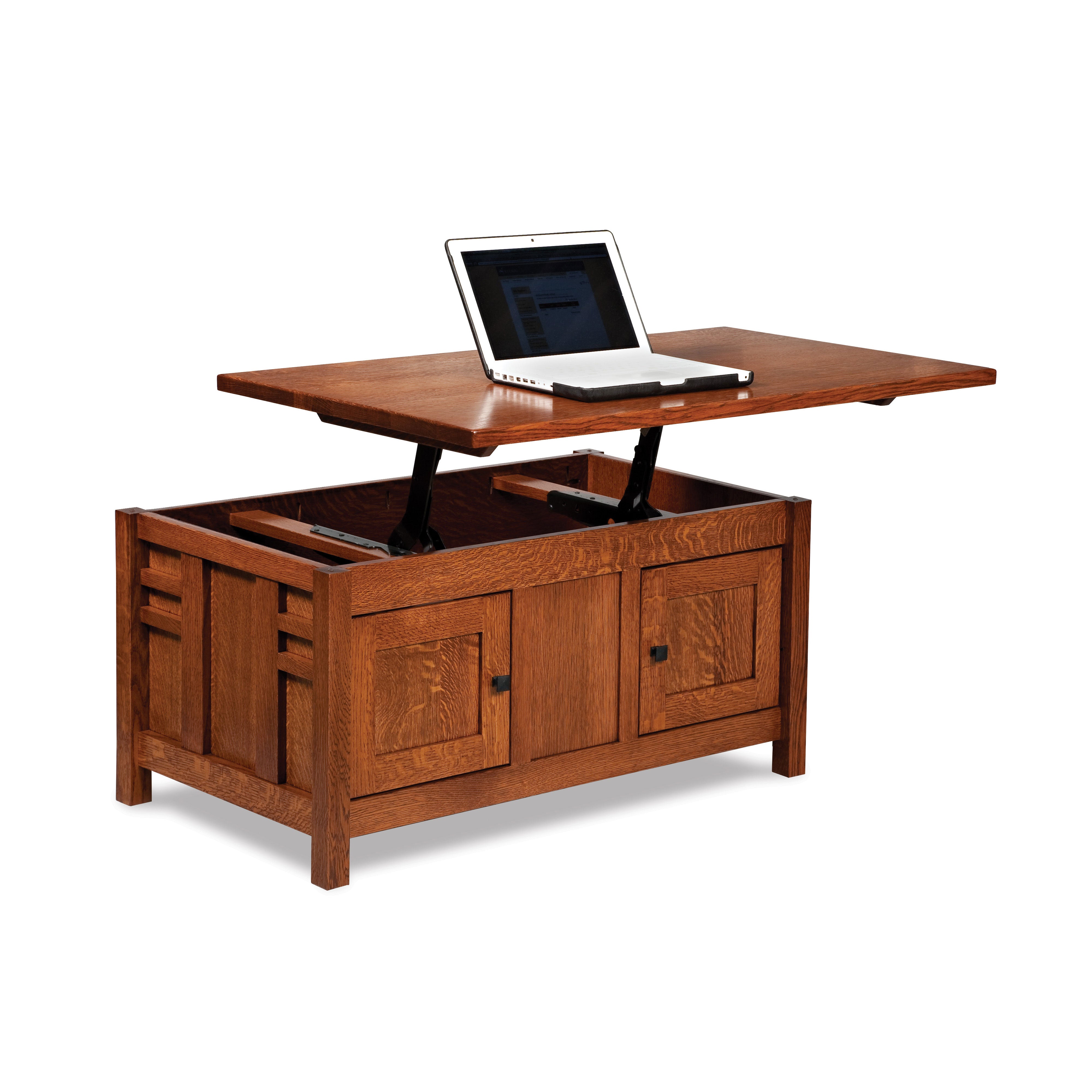 Kascade Amish Lift Coffee Table Enclosed - Herron's Furniture