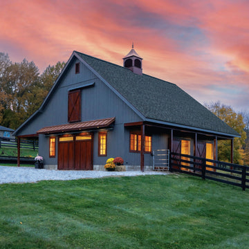 Custom Lexington Amish Barn - Herron's Furniture