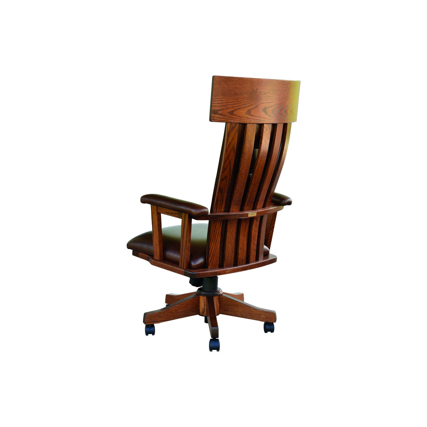 London Amish Desk Chair - Herron's Furniture