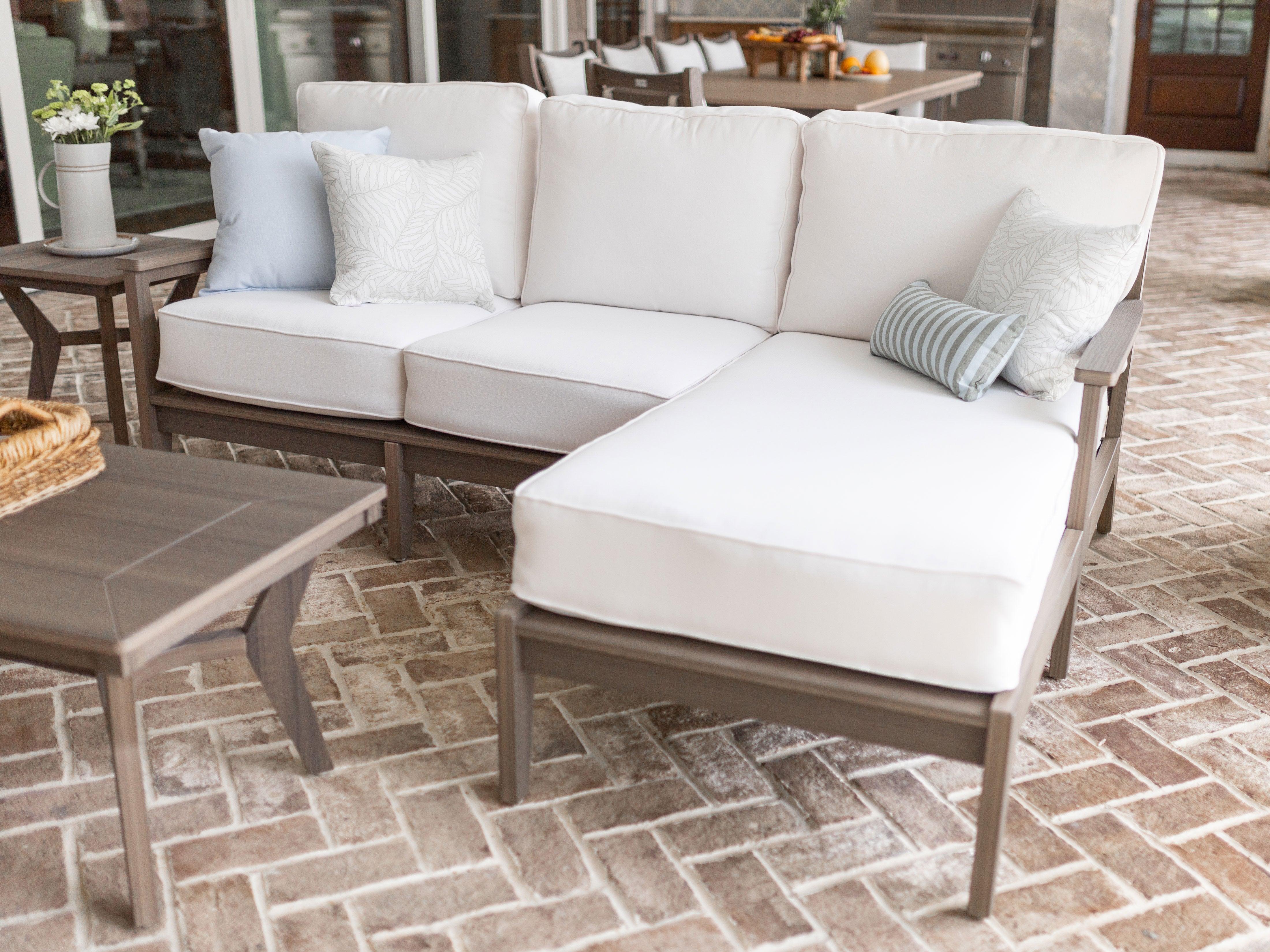 Mayhew Poly Chaise Lounge Sectional Set - Herron's Furniture