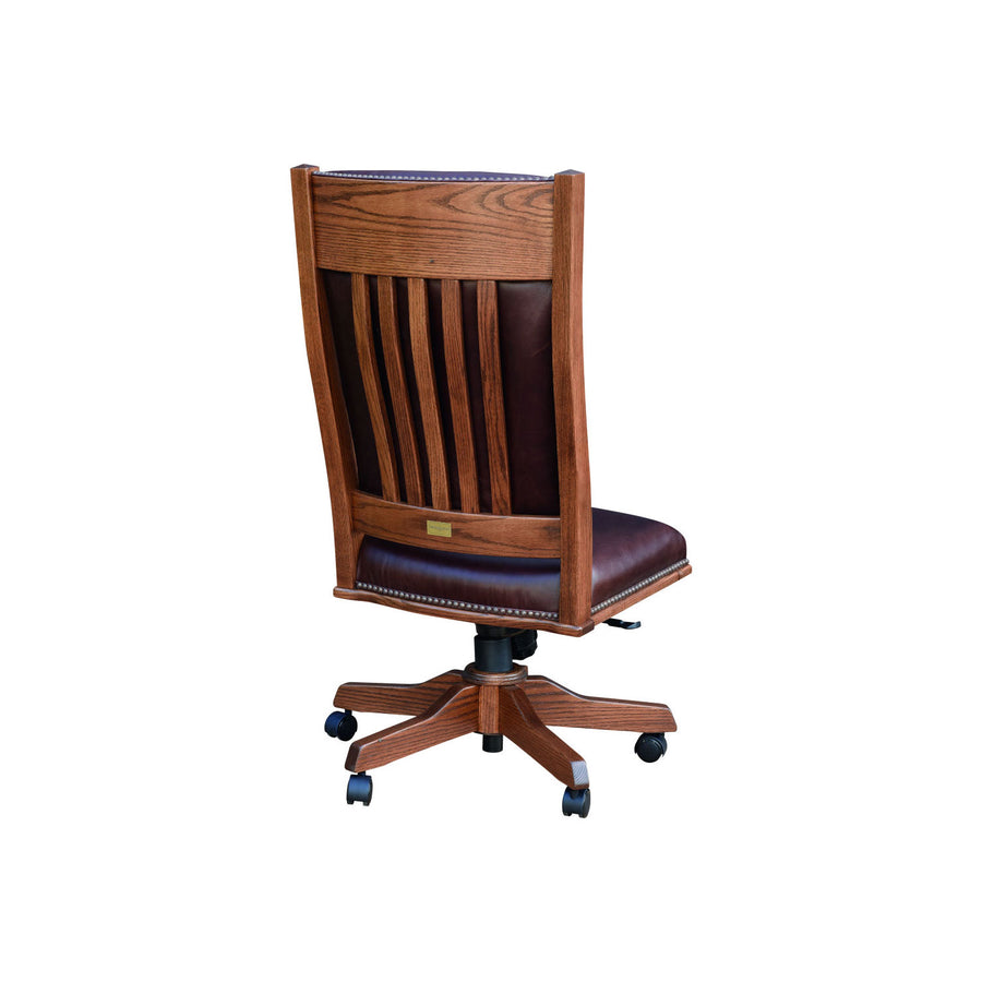 Mission Amish Side Desk Chair - Herron's Furniture
