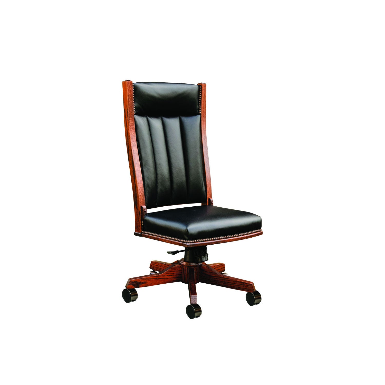Mission Amish Side Desk Chair - Herron's Furniture