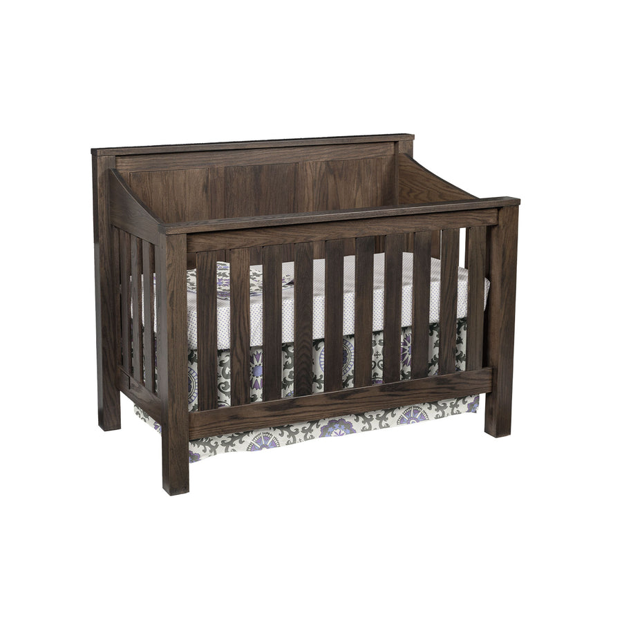 Mission Amish Panel Crib - Herron's Furniture