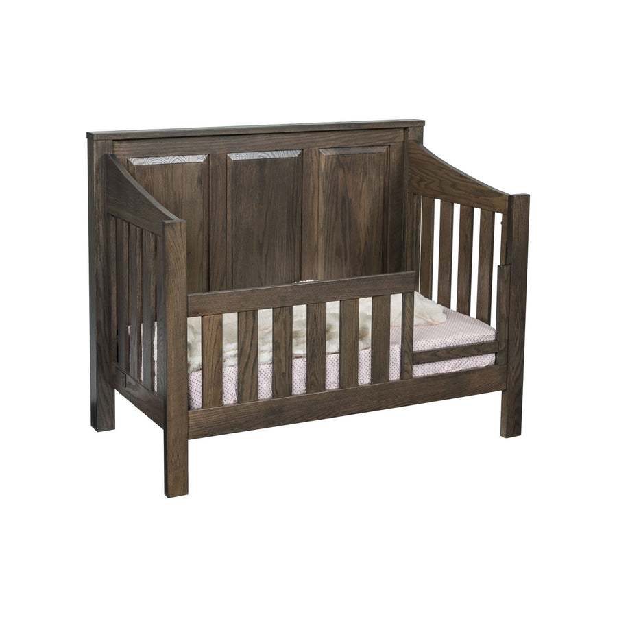 Mission Amish Panel Crib - Herron's Furniture