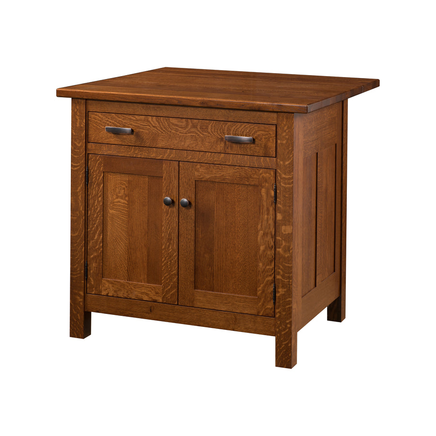 Amish Mission Panel Island - Herron's Furniture