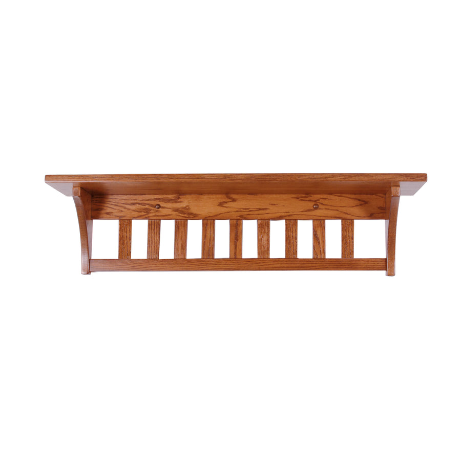 Amish Solid Wood Mission Shelf - Herron's Furniture