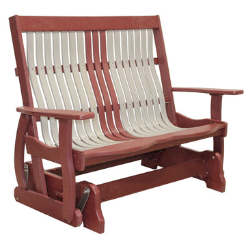 Mission Style Amish Bench Glider - Herron's Furniture