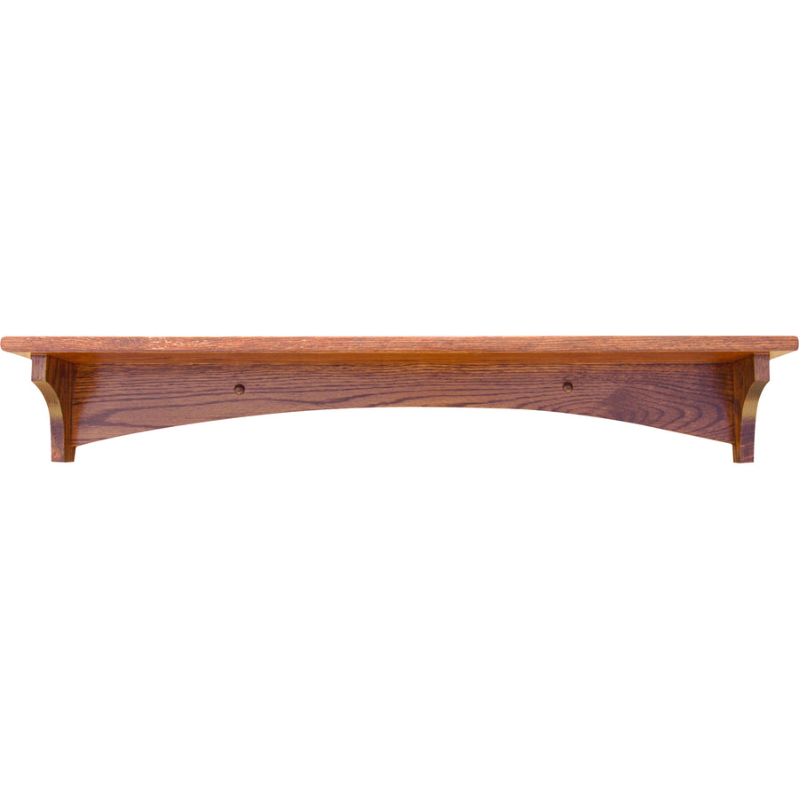 Amish Solid Wood Modern Shelf - Herron's Furniture