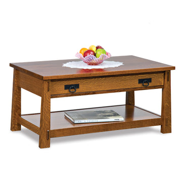 Modesto Amish Coffee Table - Herron's Furniture