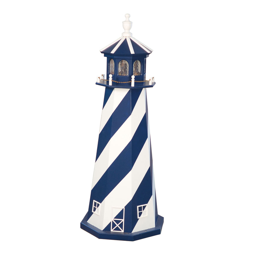 Diagonal Amish Wood Lighthouse - Herron's Furniture