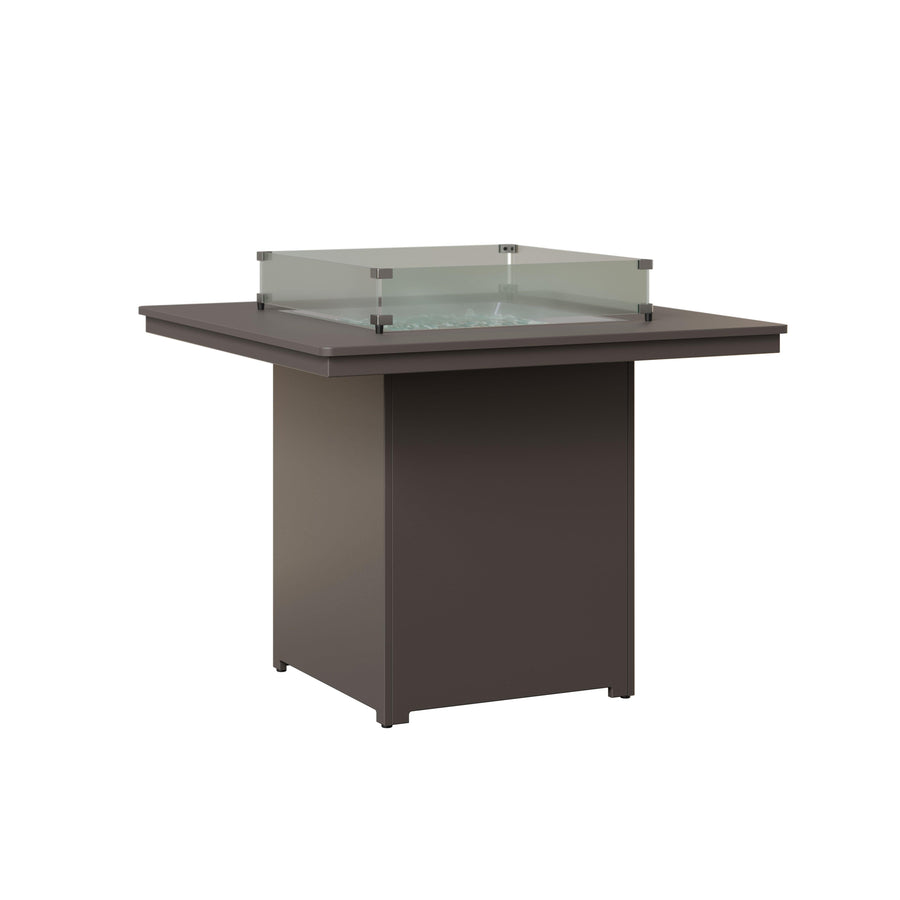 Numa Square Counter Height Amish Fire Table - Herron's Furniture