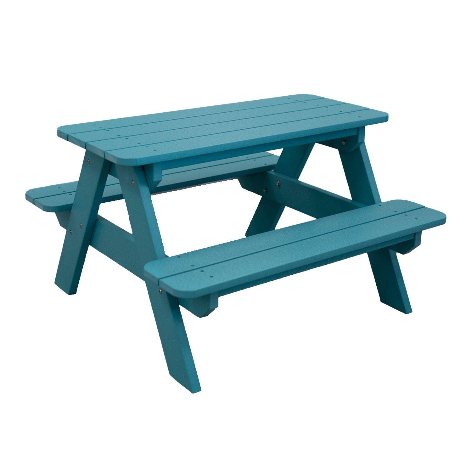 Rectangular Amish Kids Picnic Table - Herron's Furniture