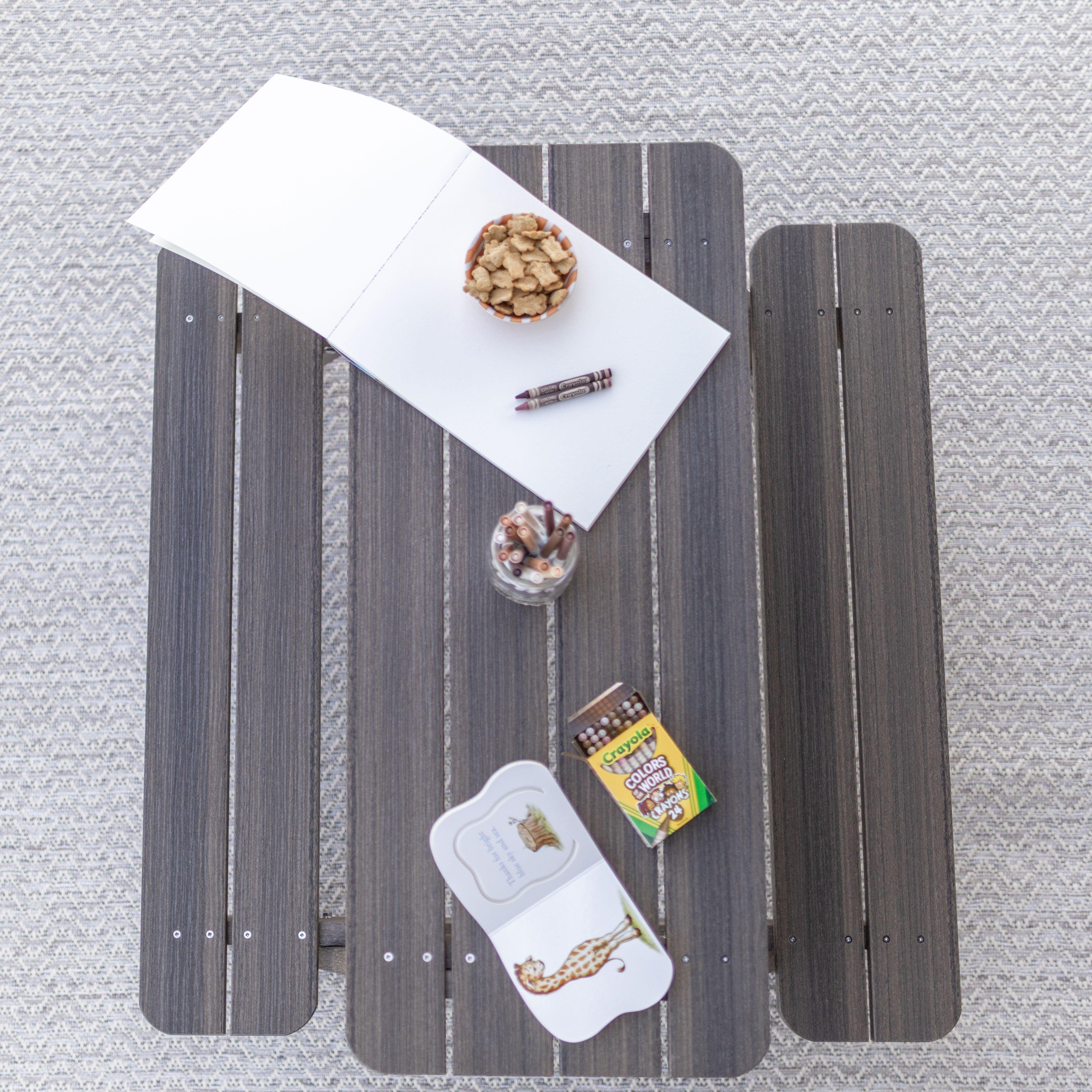 Rectangular Amish Kids Picnic Table - Herron's Furniture